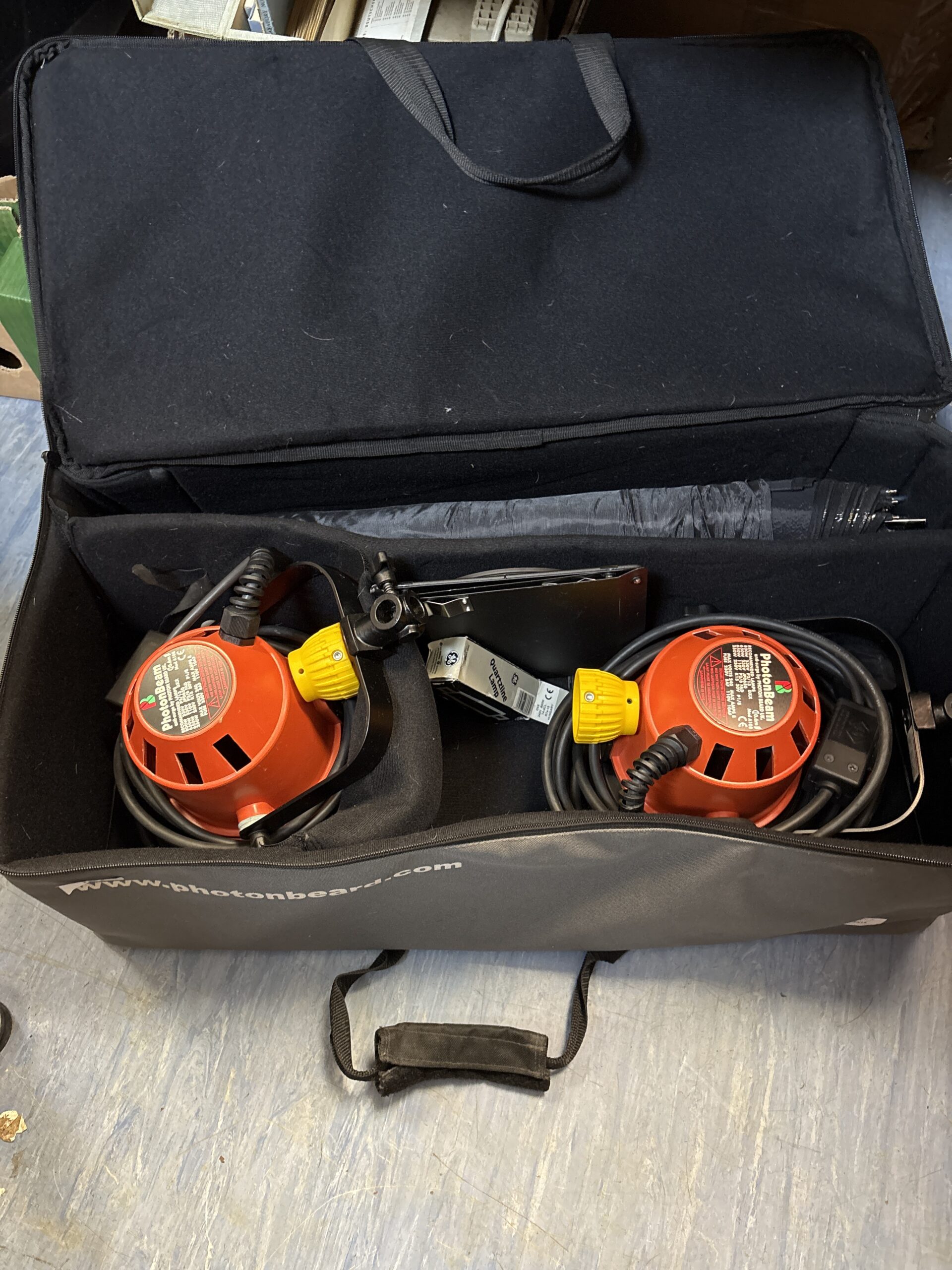 187 Pair of Photon Beard A100 PhotonBeam 800W Redhead Lights