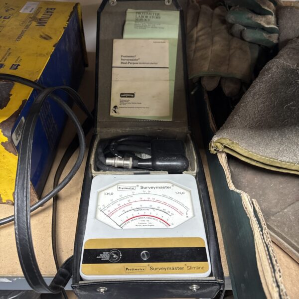 Vintage Protometer Surveymaster Slimline moisture meter for building surveys.