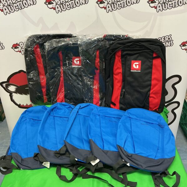New Quechua and Guurilla backpack lot for hiking and travel.