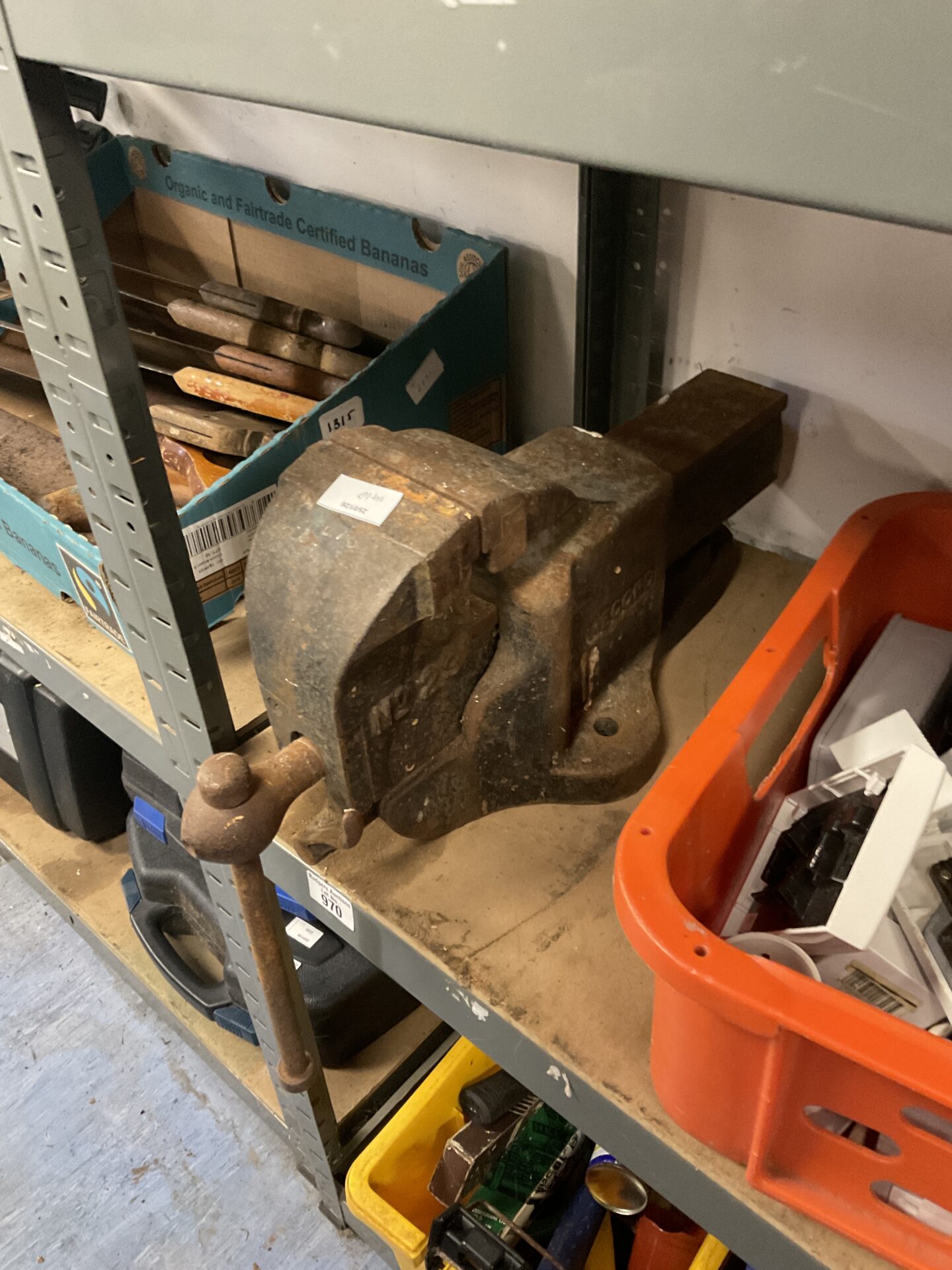 970 Large record no23 bench vice