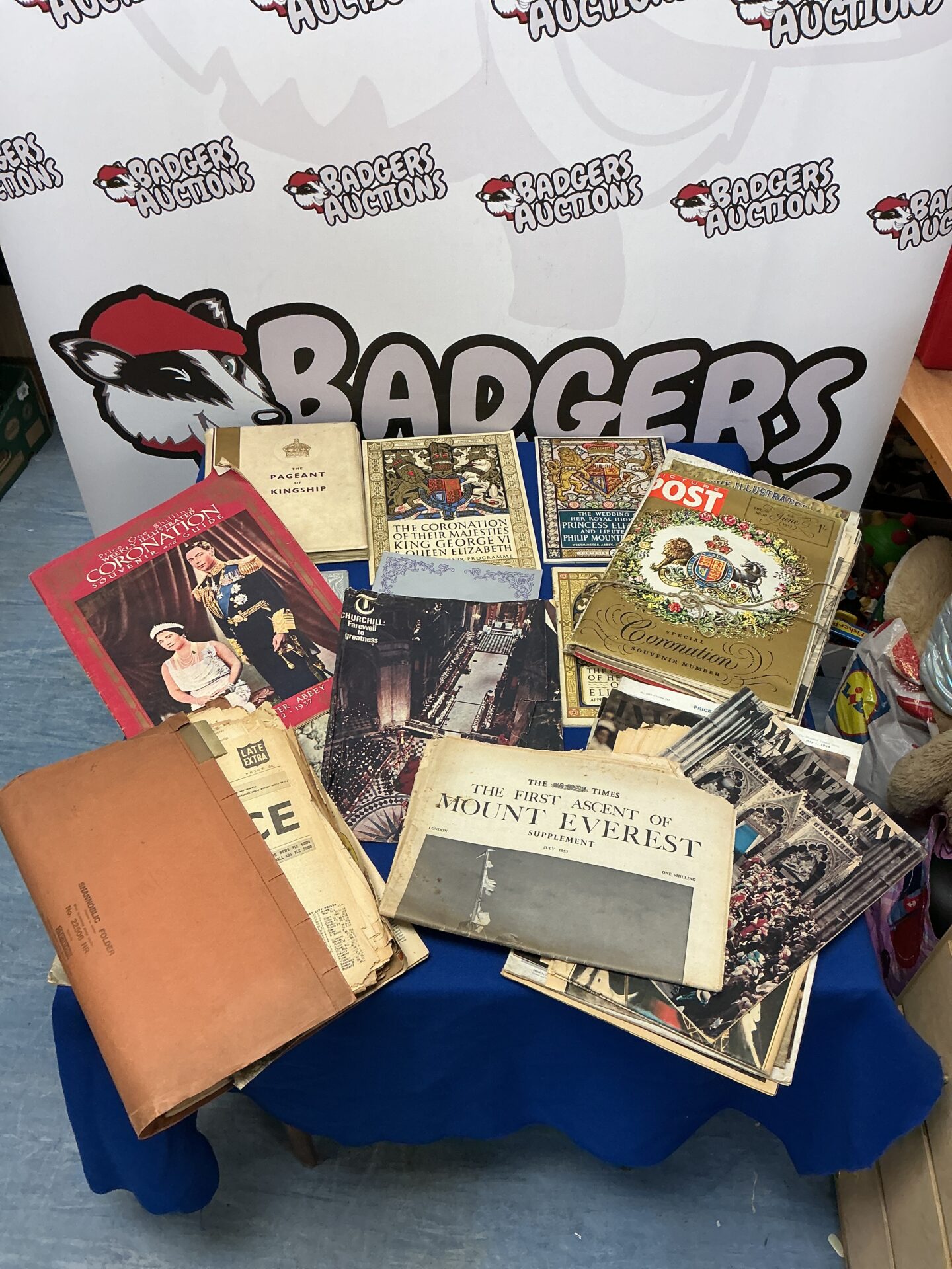 608 Collection of Royal occasions and other world events news papers and programmes