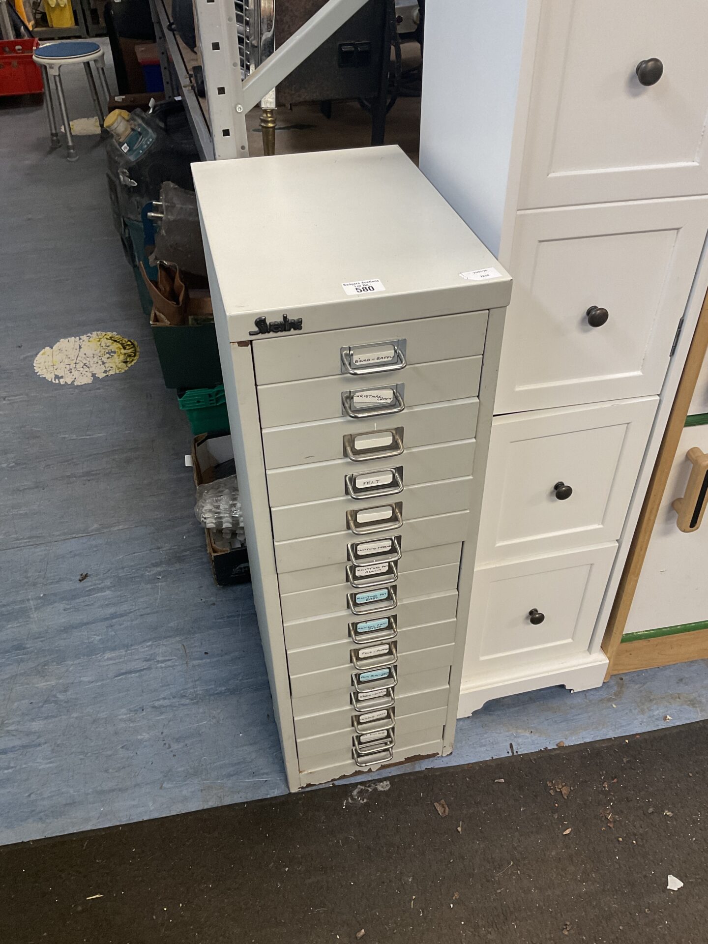 580 Silverline office paperwork filing cabinet