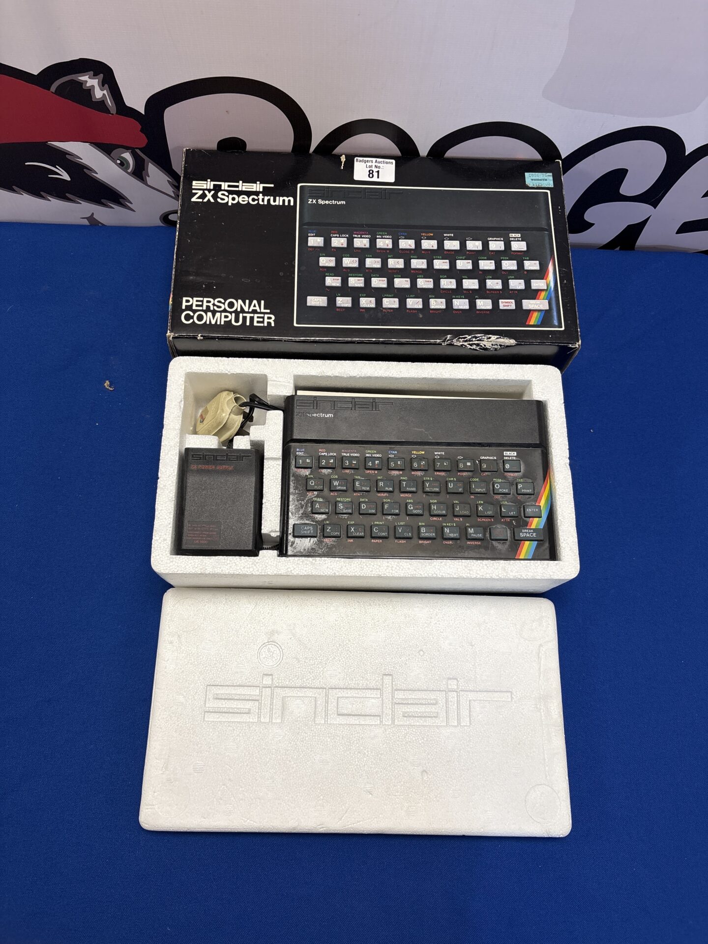 081 Boxed Sinclair ZX Spectrum Personal Computer