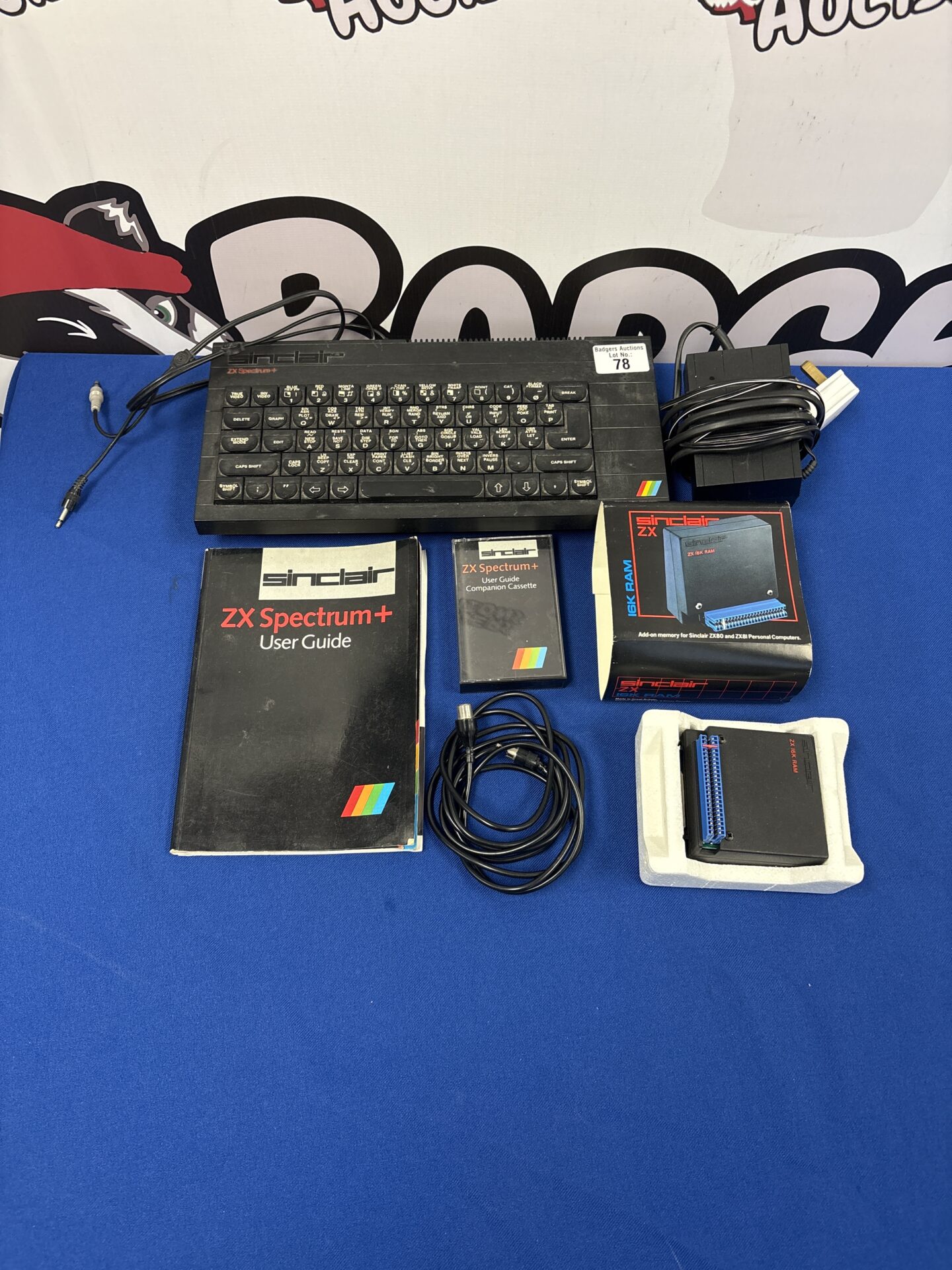 078 Sinclair ZX Spectrum + Personal Computor With Boxed Sinclair ZX 16K Ram, User Guides And Power Supply