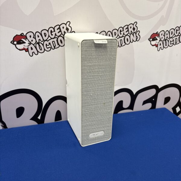 Sonos IKEA Symfonisk Wi-Fi bookshelf speaker in grey.