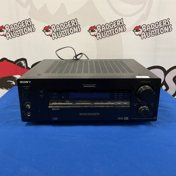Front view of a vintage Sony STR-DB940 audio receiver.