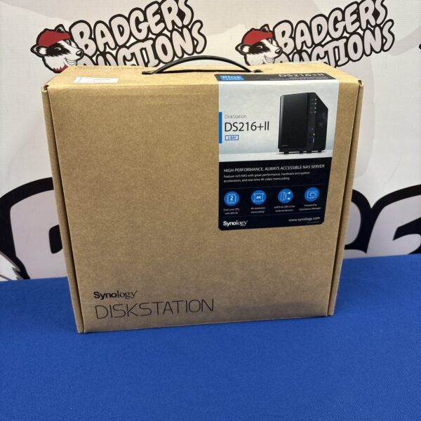 Synology Diskstation DS216+II NAS Server in original box.