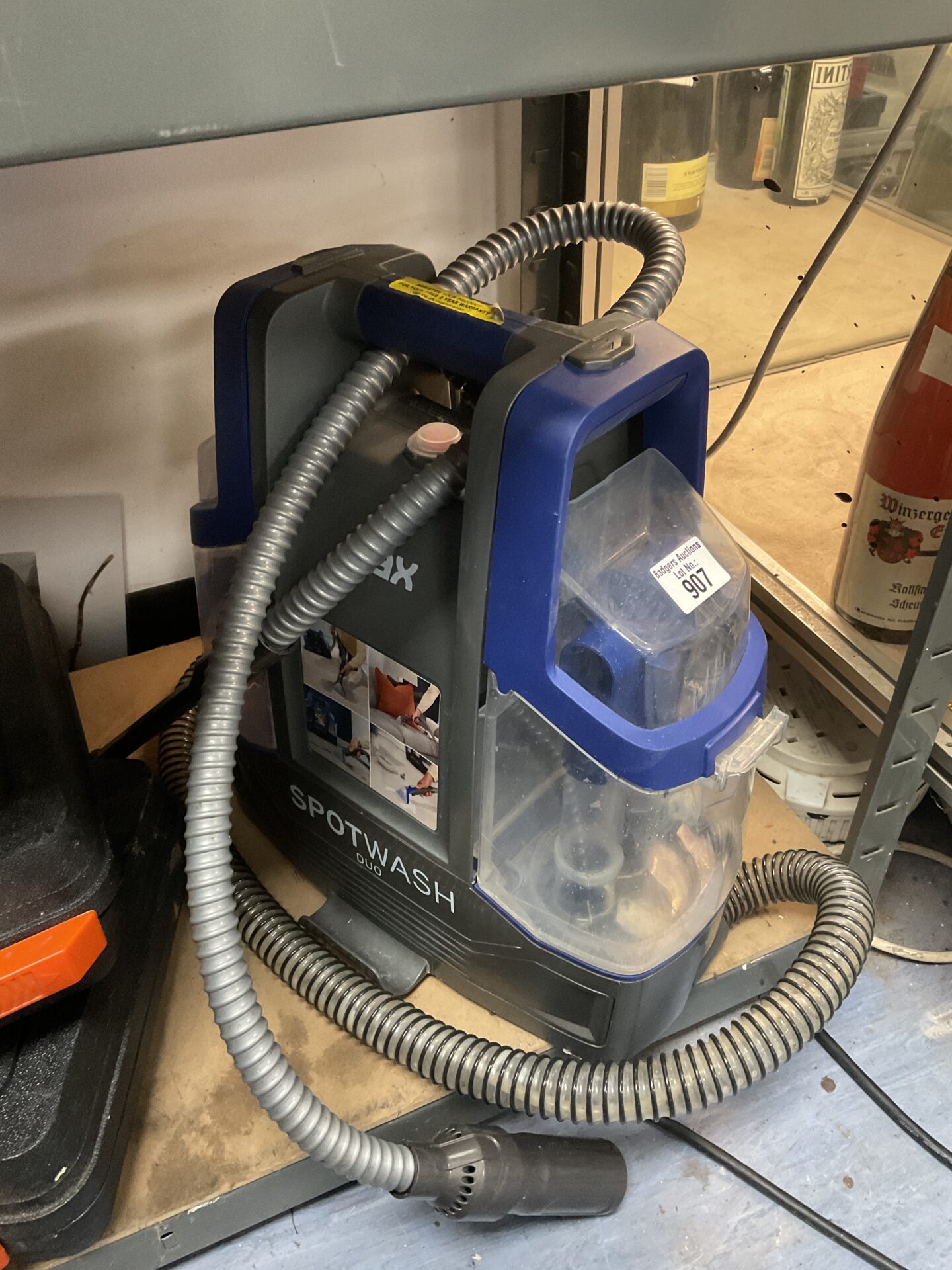 907 Vax spotwash duo steam cleaning machine untested