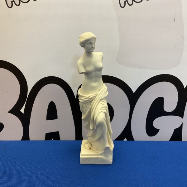 Detailed resin Venus de Milo sculpture for home decor.