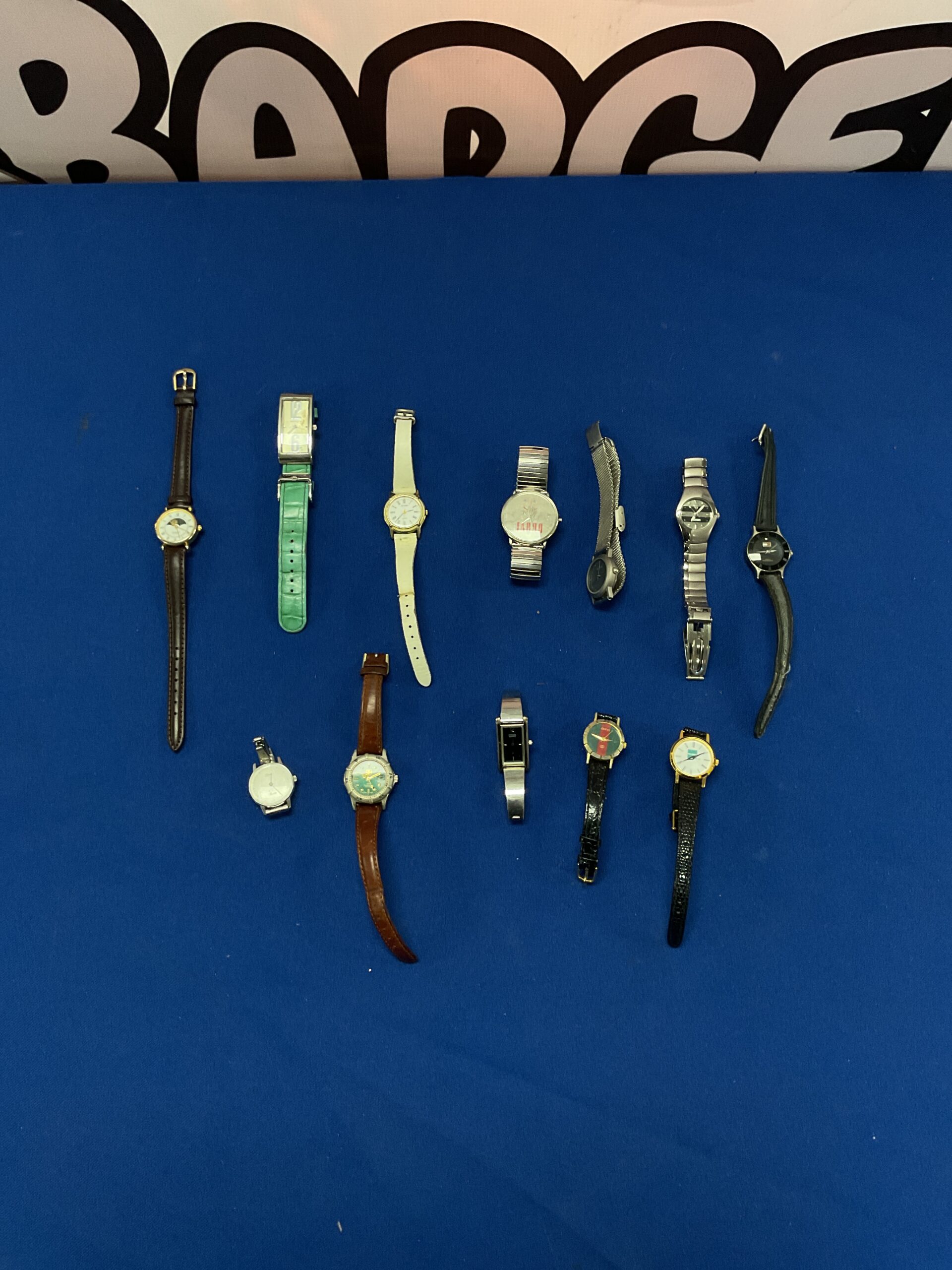 814 12 wristwatches, some in the style of designers