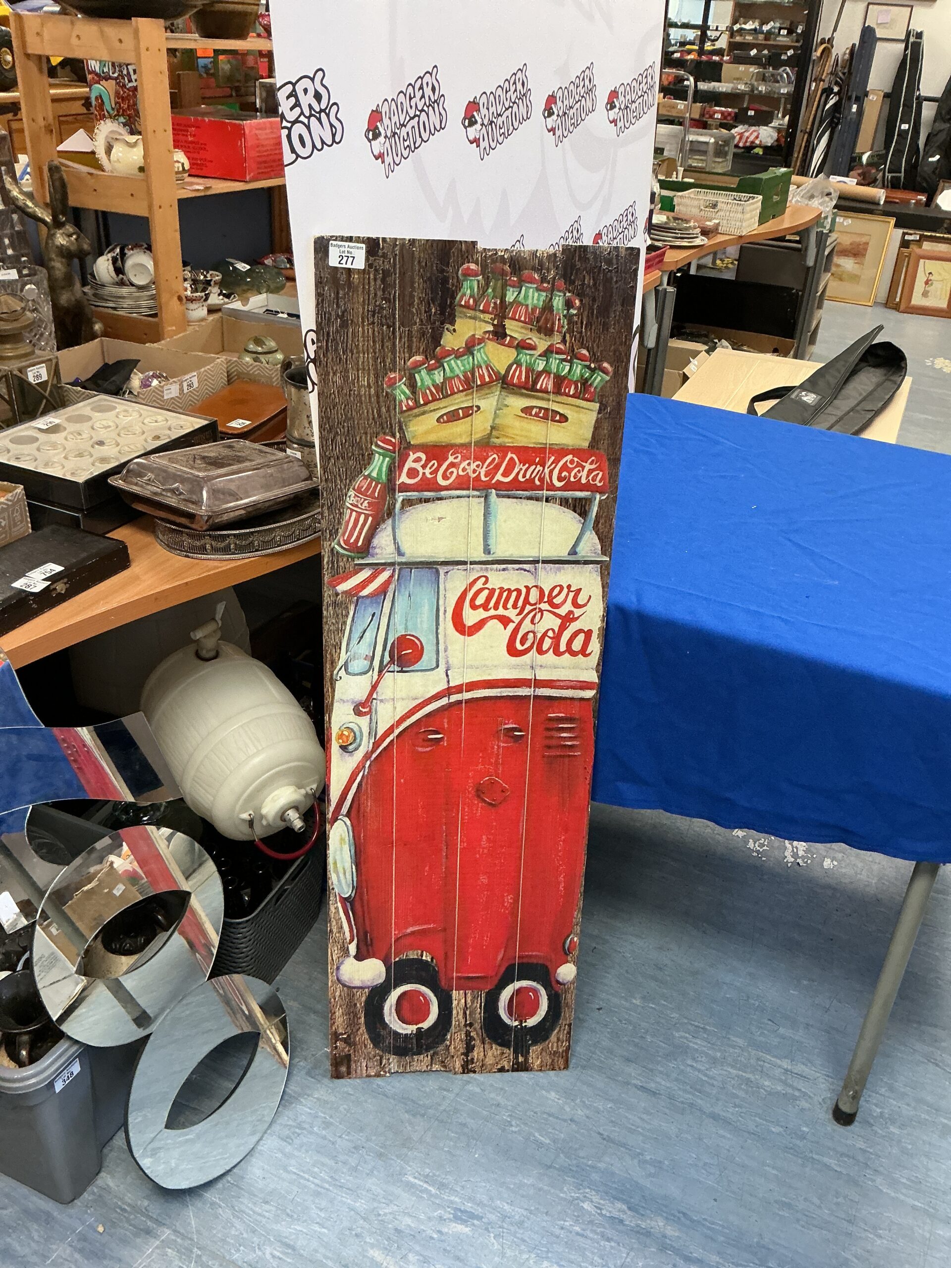 277 Wooden Camper Vola Wall plaque
