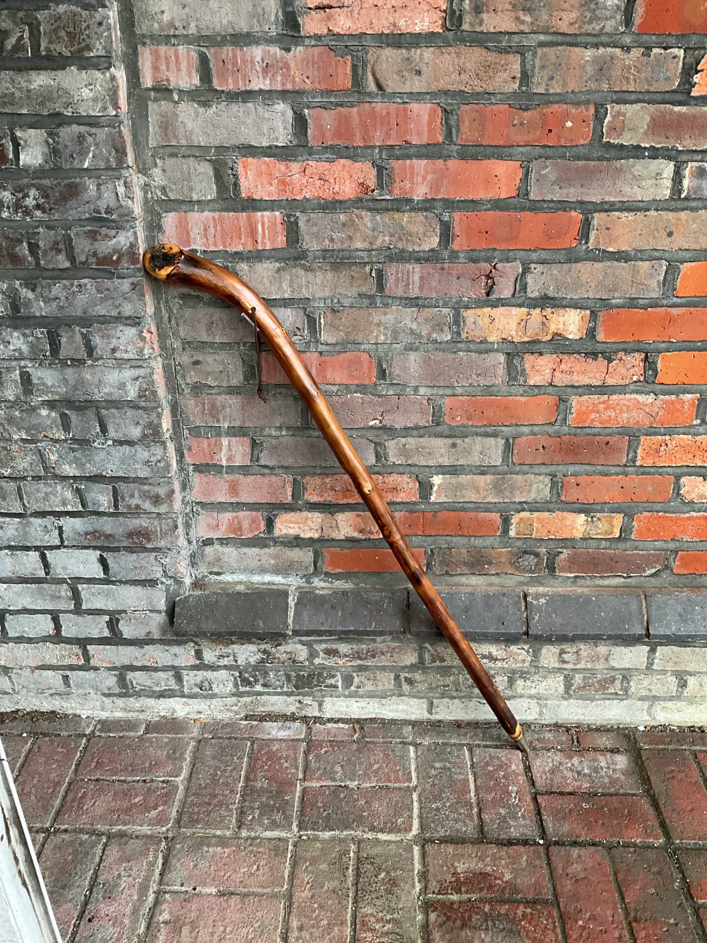 723 Chunky wooden walking staff