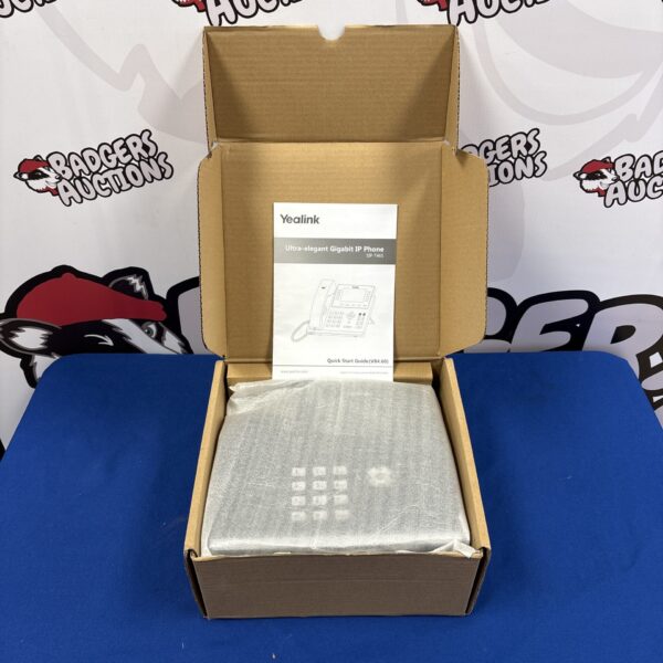 Yealink T46S IP phone in box, business communication device.