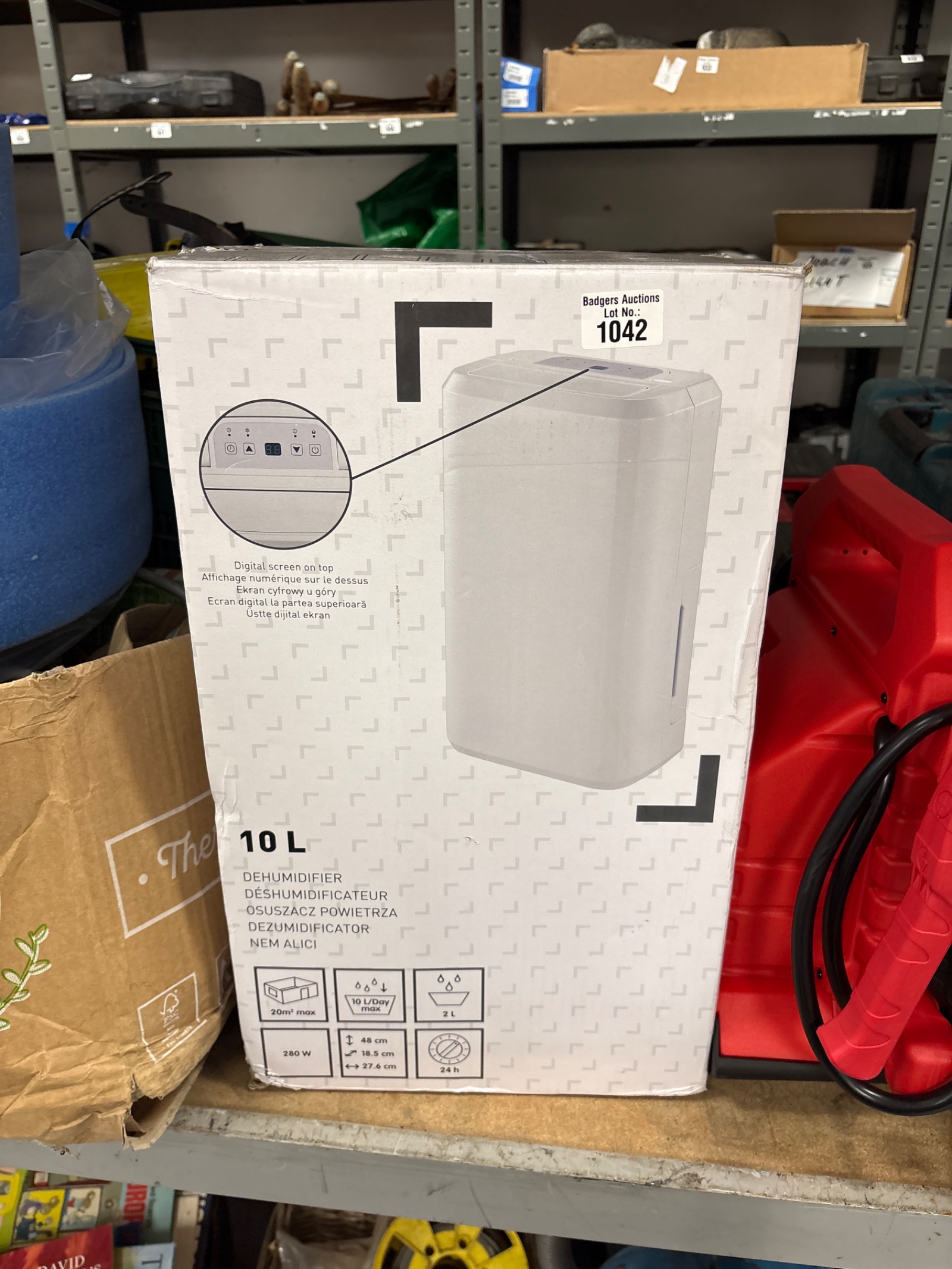 1042 Diy 10L Dehumidifier Appears Unused