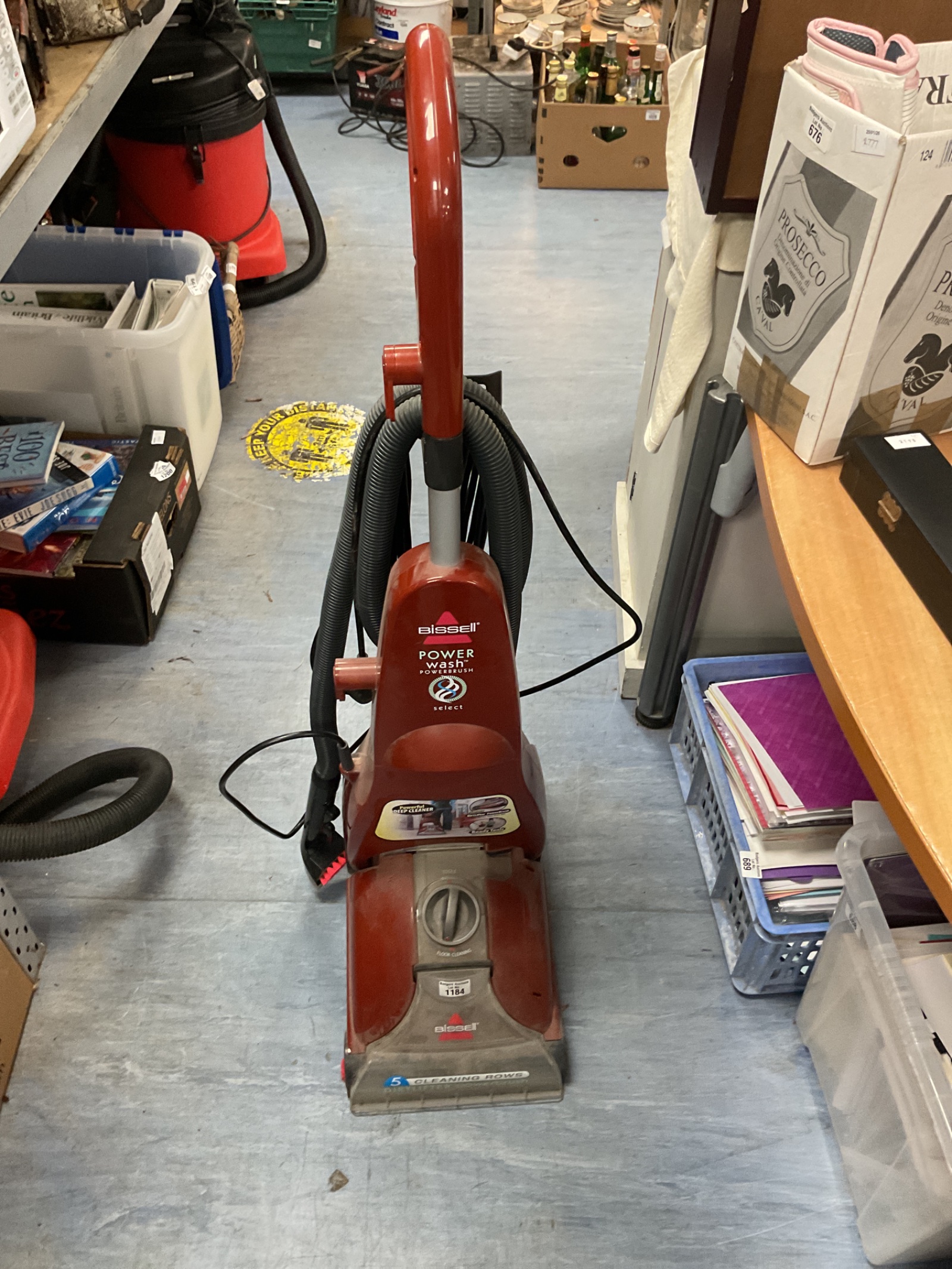 1184 Bissell powersteamer powerbrush select upright carpet cleaner