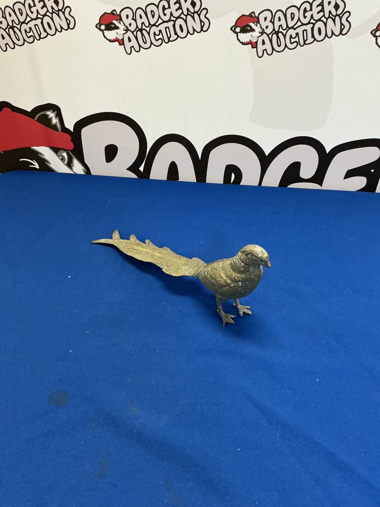 281 Brass Pheasant Sculpture