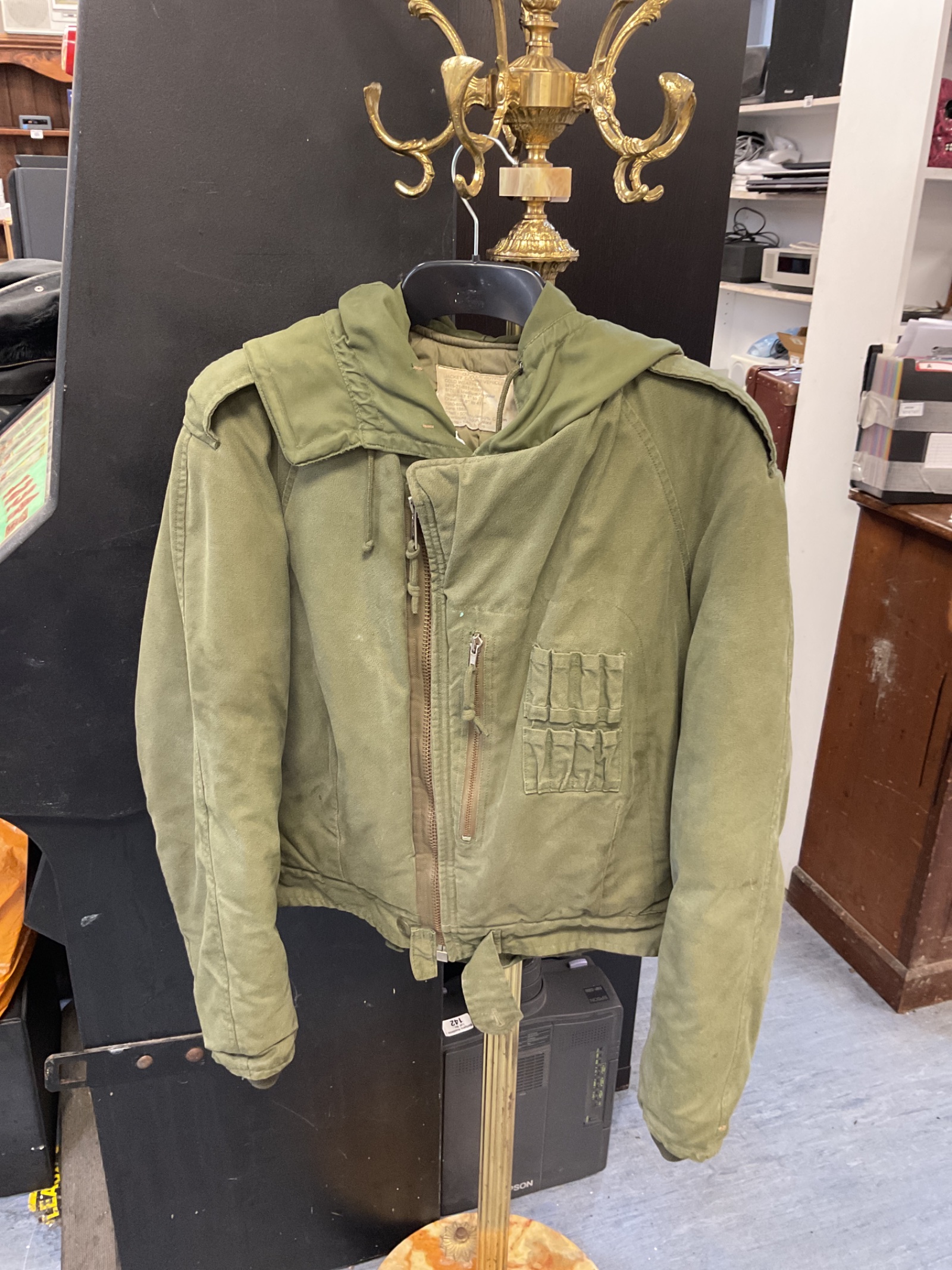 612 British army combat vehicle crewman jacket