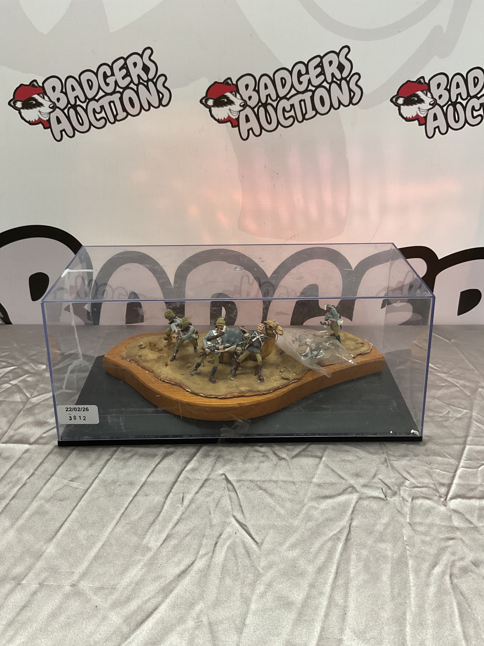 340 Diorama of British Camel Corp in Sudan