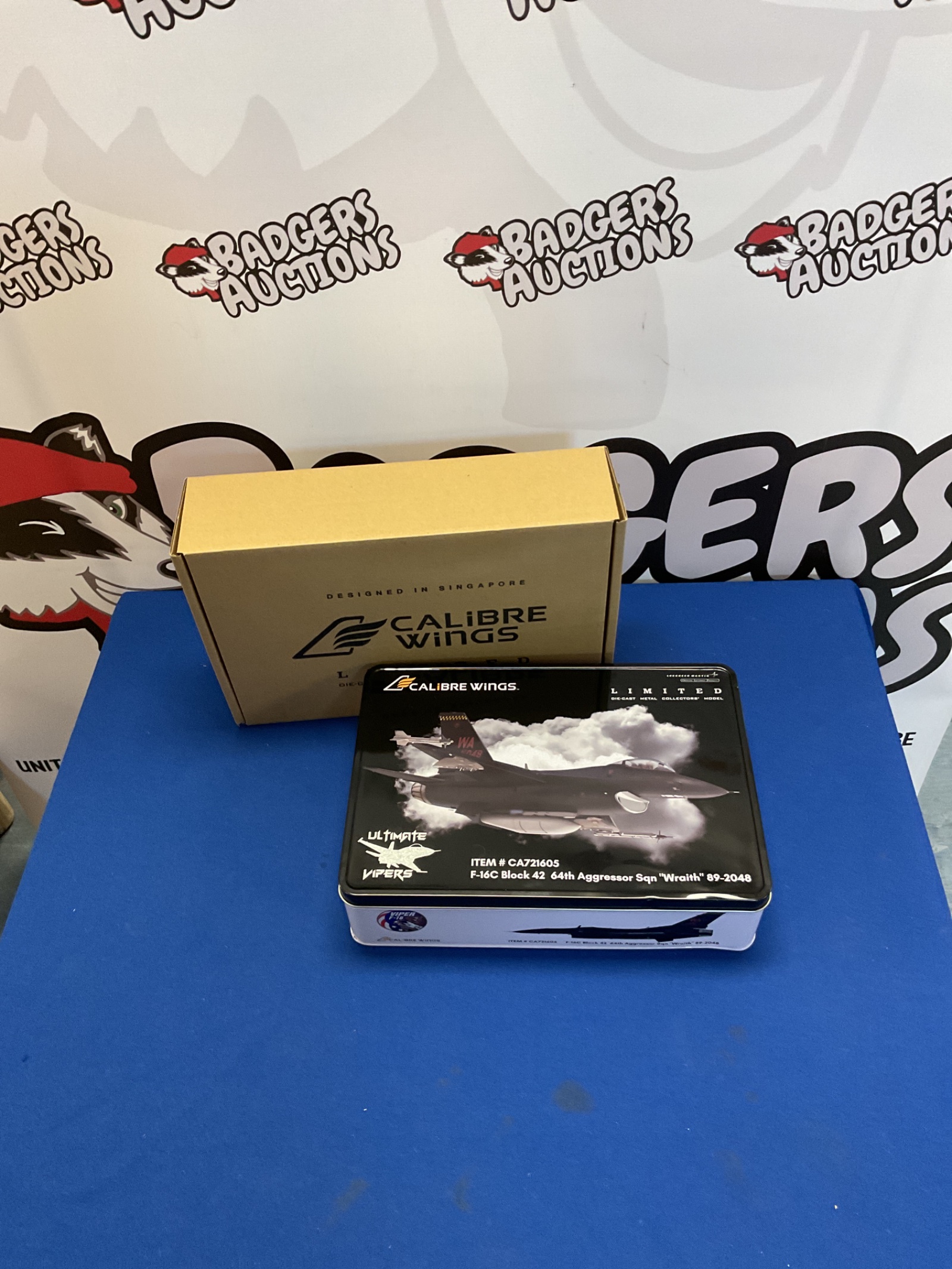 414 Calibre Wings Ultimate Vipers Limited F-16C Block 42 64th Aggressor Sqn ‘Wraith’ 89-2048 diecast model