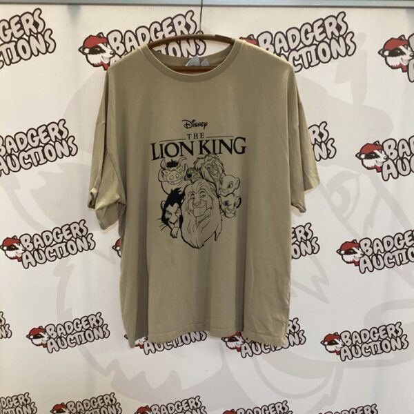 Vintage Disney Lion King t-shirt size L, colourful graphic.