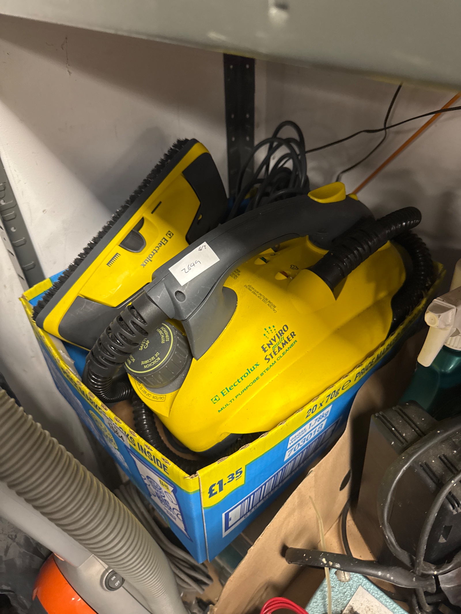 985 Electrolux enviro steamer steam cleaning machine