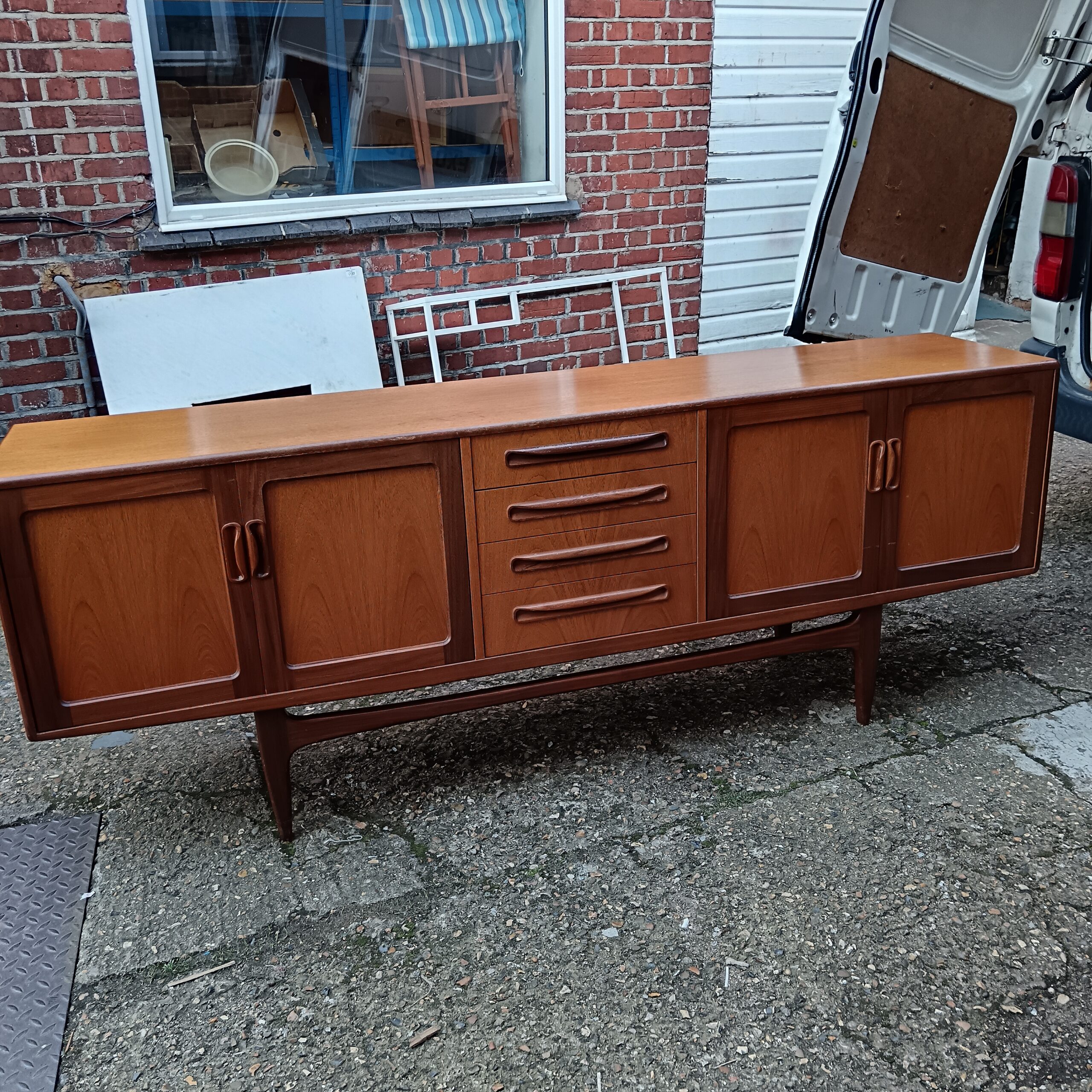 1348 Large mid century G-Plan sideboard cabinet