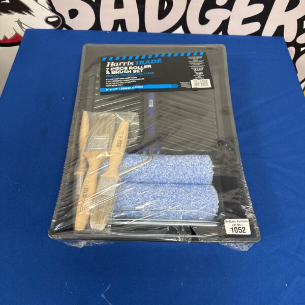 Harris Trade 7 piece paint roller set in original packaging.