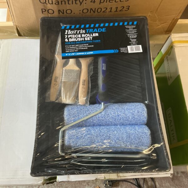 Harris Trade Roller and Brush Decorating Set for DIY projects.