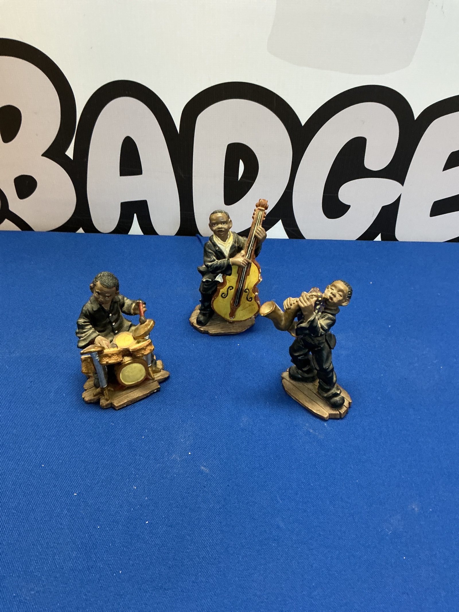 251 Three Jazz men figurines