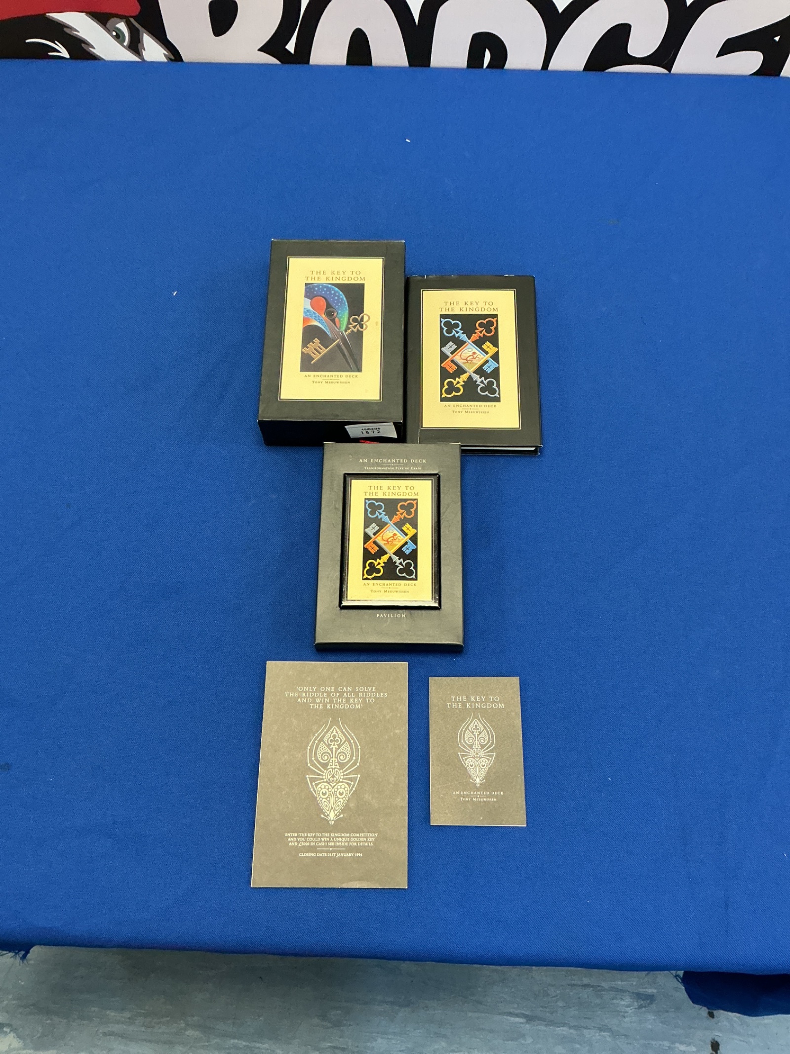 235 The Key to the Kingdom Book of Verse and companion playing cards