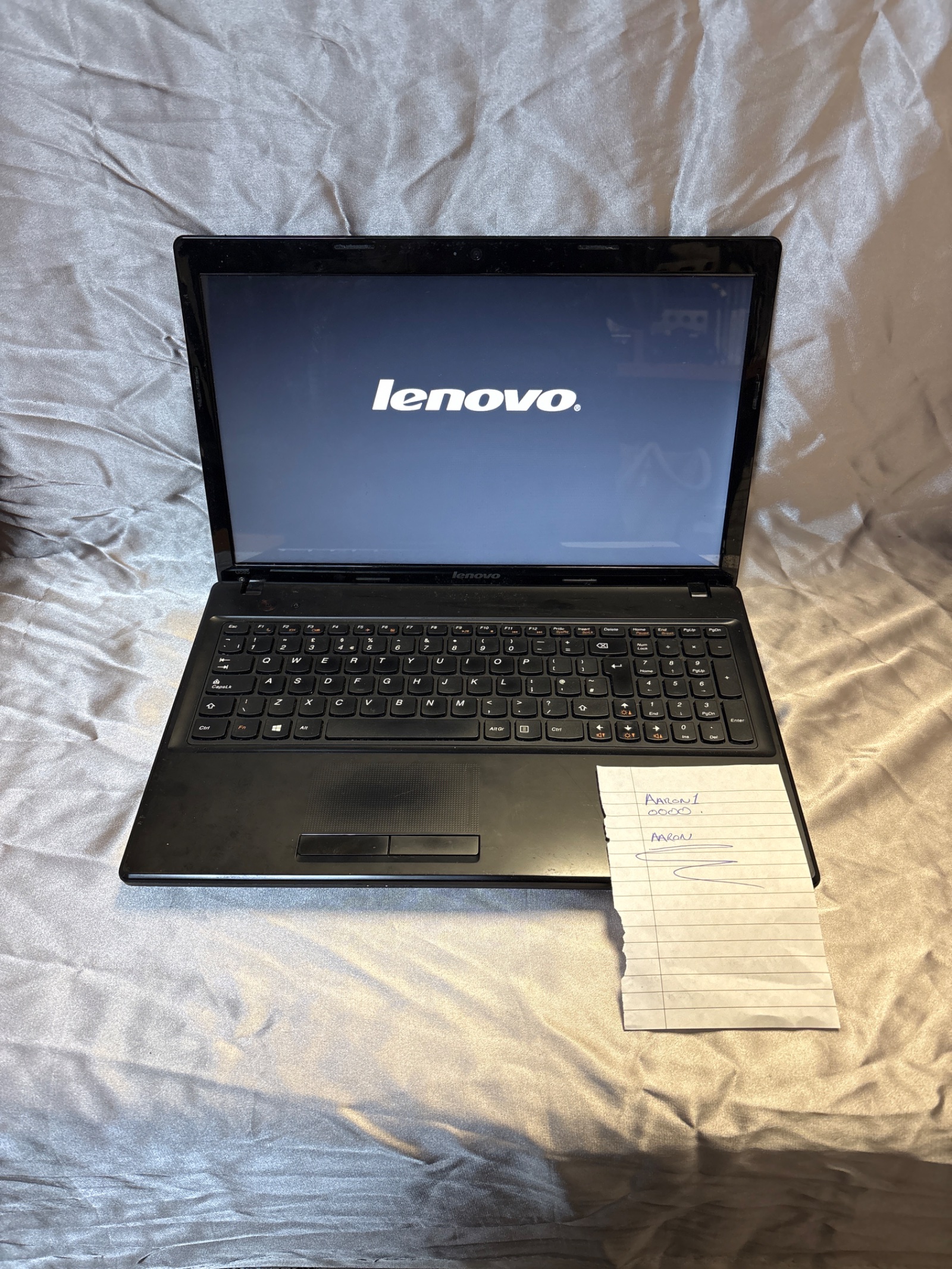 184 Lenovo 2181 Laptop Powers On Password Available