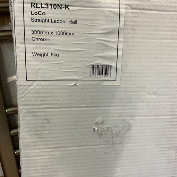 Chrome ladder radiator, Loco RLL310N-K, for central heating.