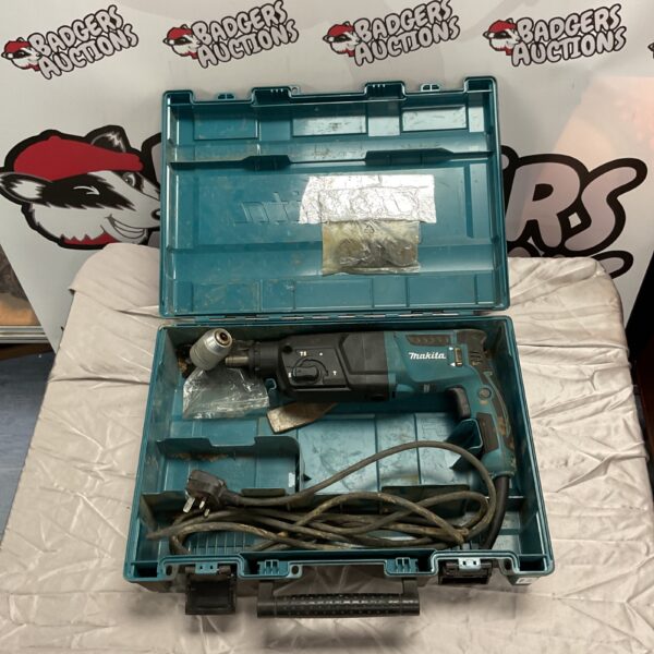 Used Makita HR2650 hammer drill for sale, power tool.