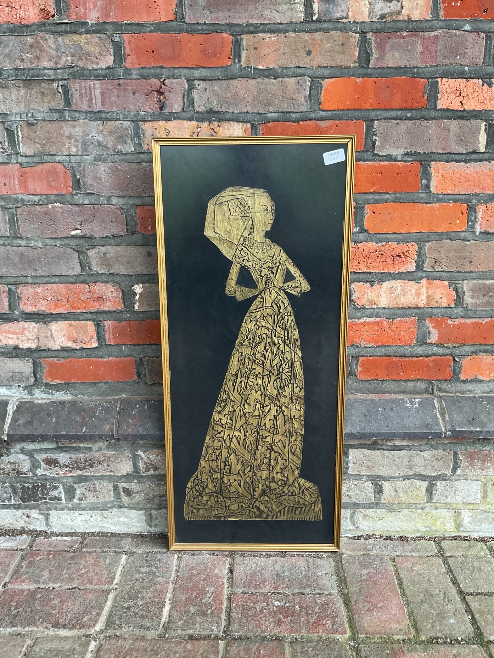 776 Pamela j eseley original framed artwork of margaret peyton known as the tapestry lady