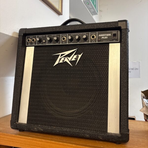 Vintage Peavy Audition Plus guitar amplifier in as-found condition.