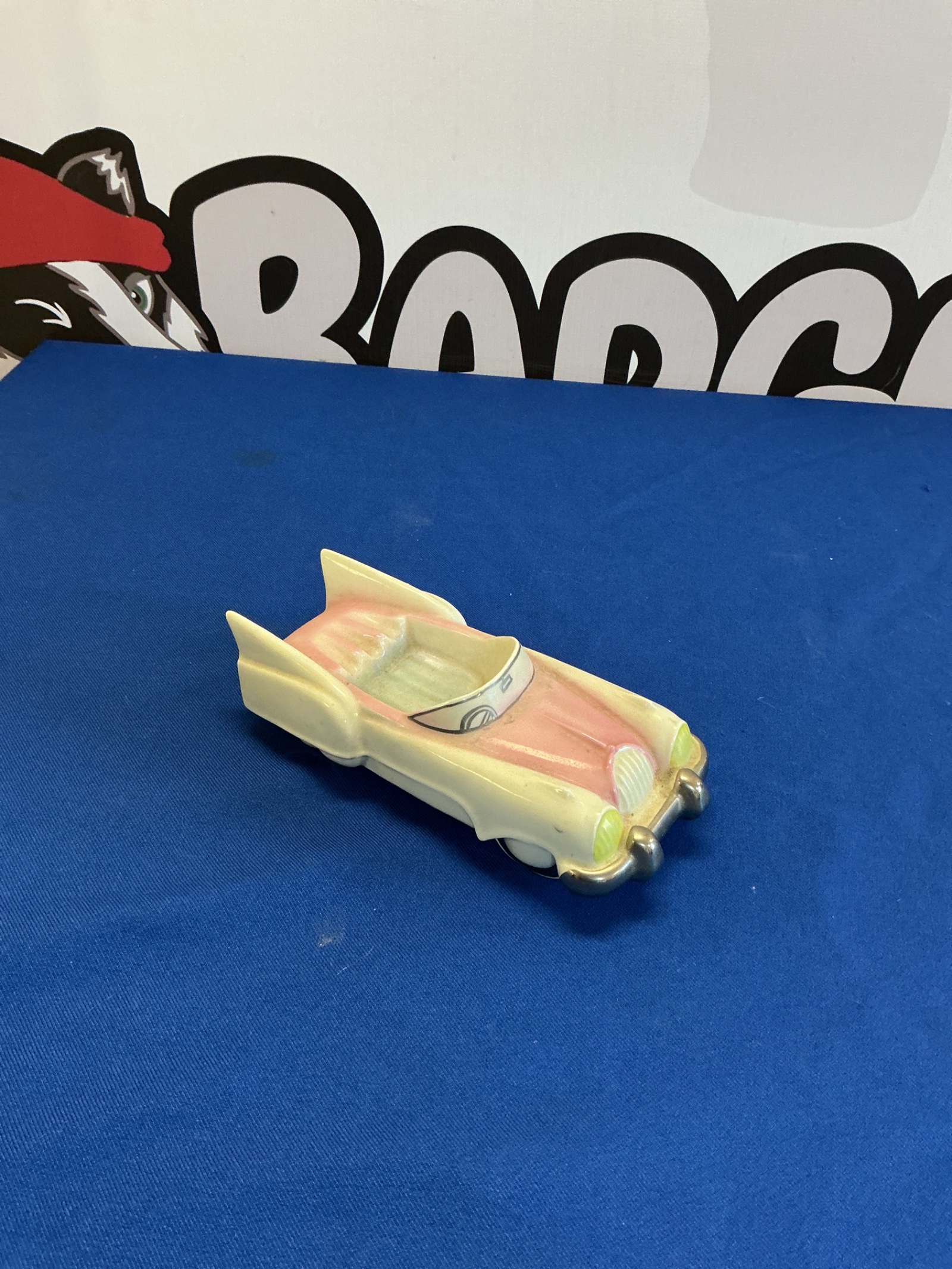 230 Handmade porcelain car by Flying Saucer