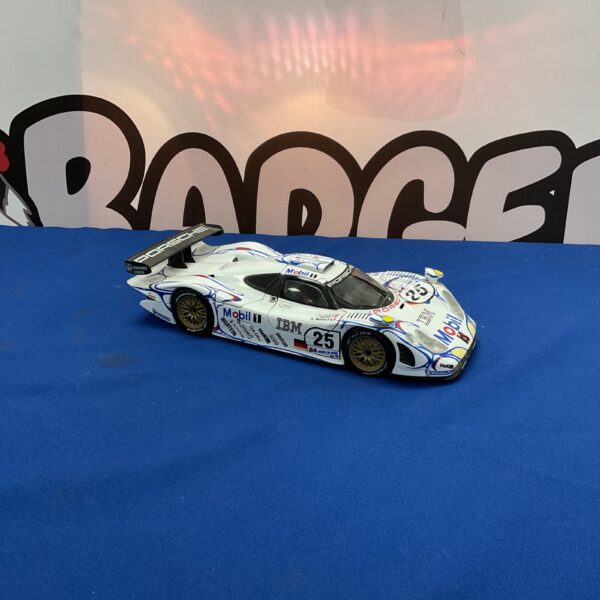 Detailed Porsche 911 GT1 diecast model car from 1998.
