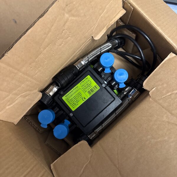 Salamander CT75+ Extra shower pump for boosting water pressure.
