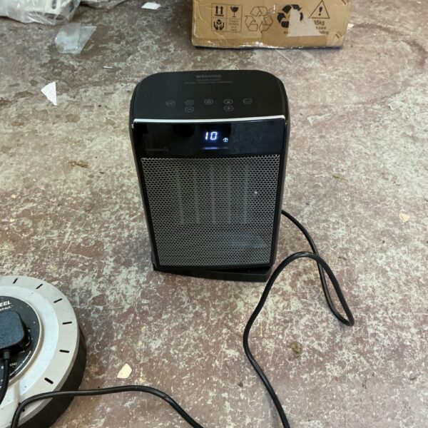Used Sofia ceramic heater for portable home heating.