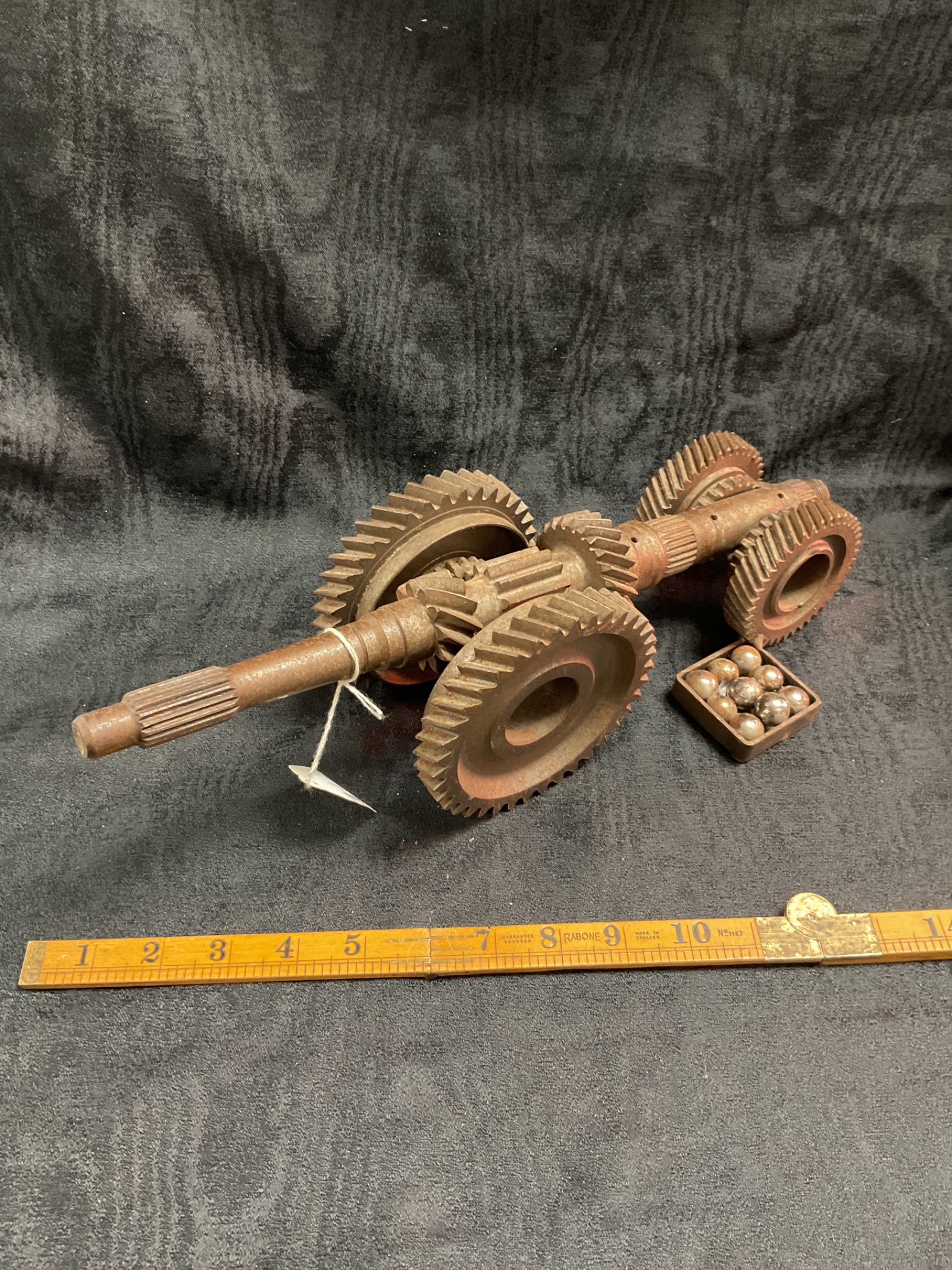 851 Trench art Gearbox parts cannon
