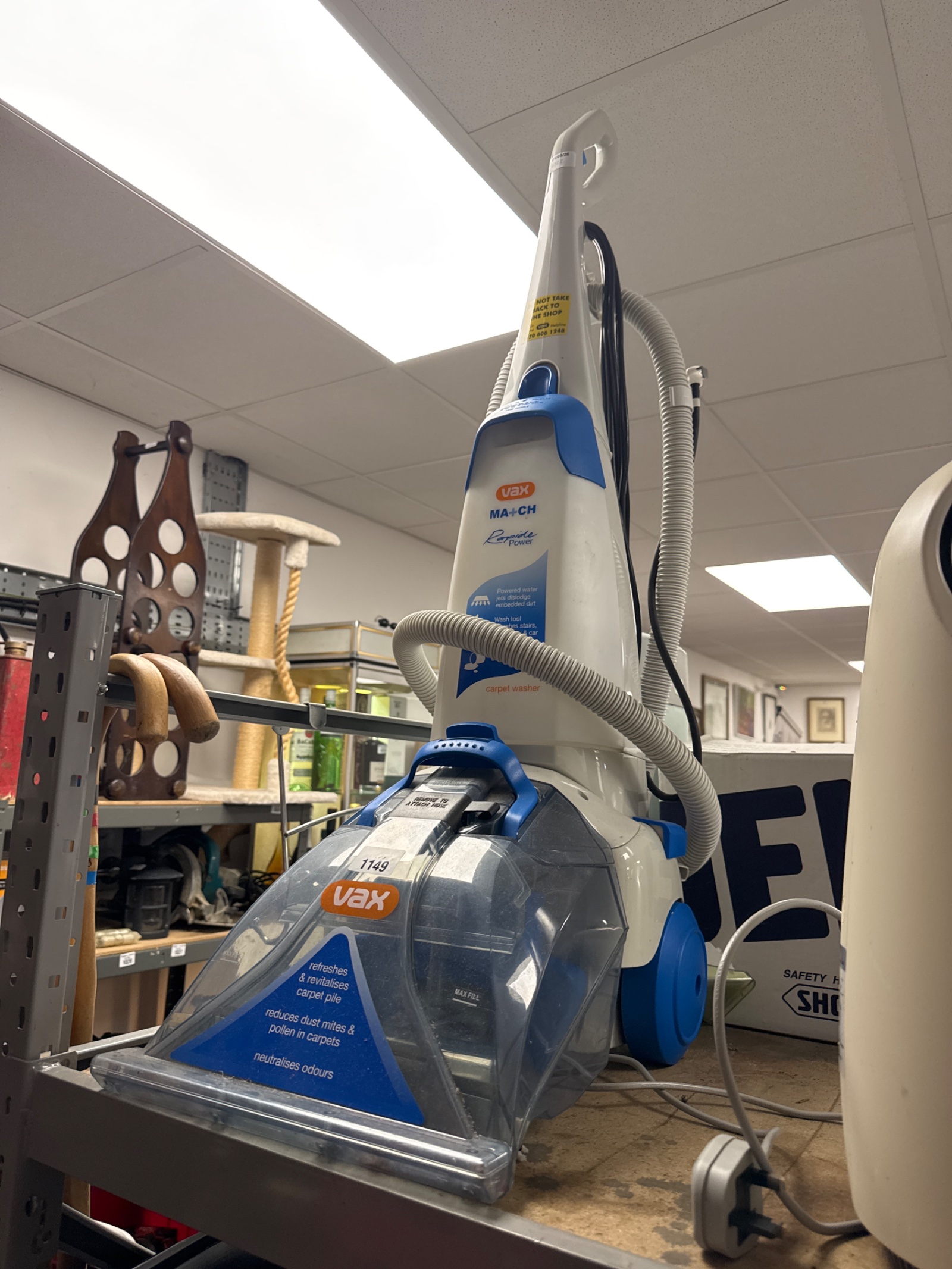 1149 Vax match rapide power carpet cleaner