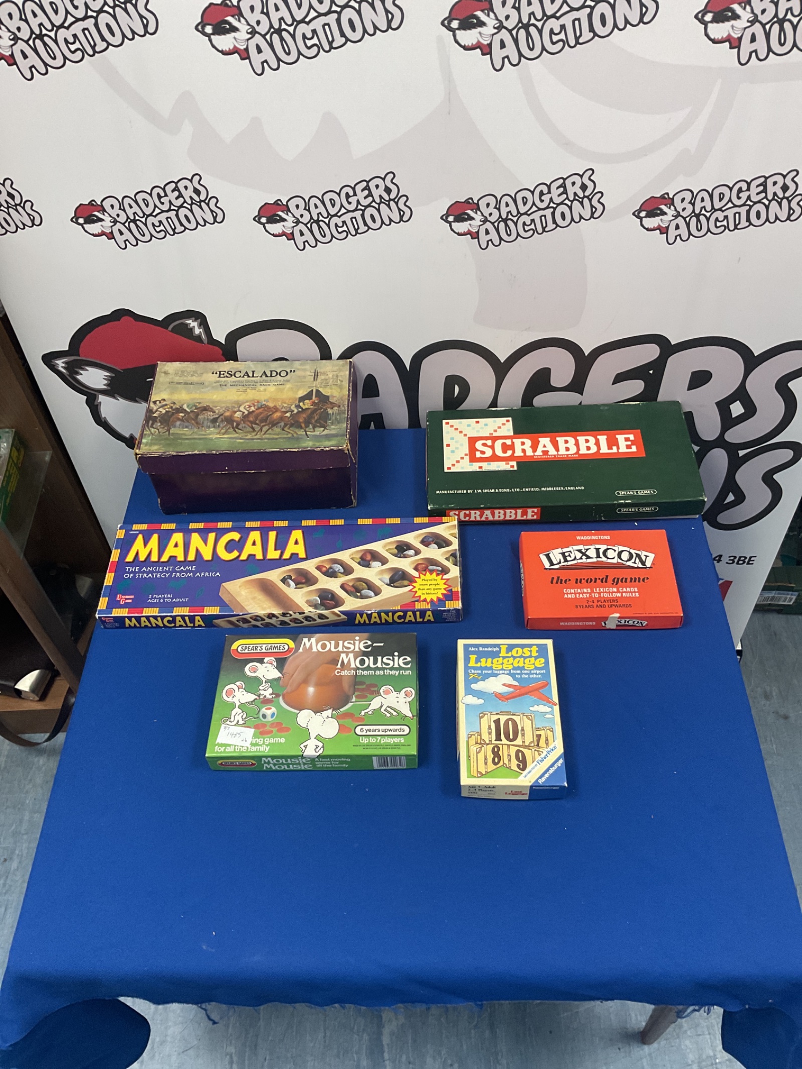 370 6 vintage games including Scrabble, Mousie-Mousie, Lexicon and more