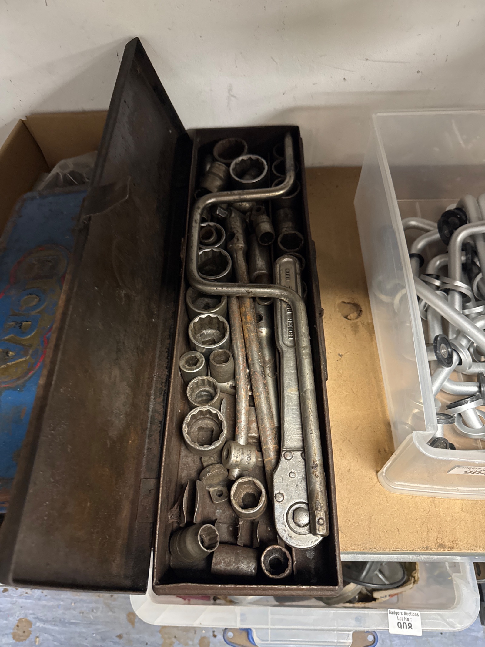 905 Vintage britool socket & ratchet set