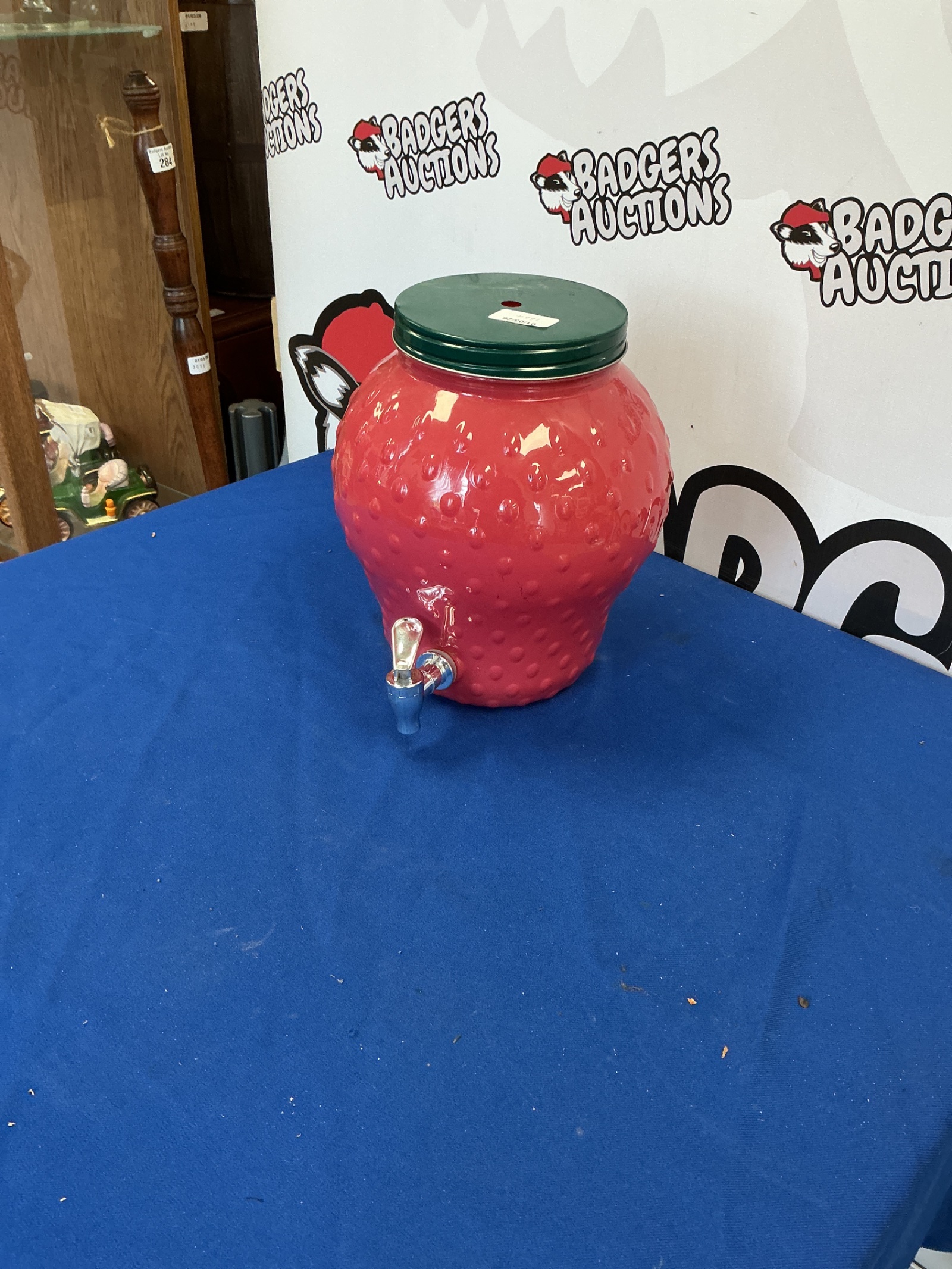 288 Glass Strawberry Drinks Dispenser