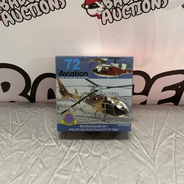 72 Aviation Westland Gazelle AH1 model in original box