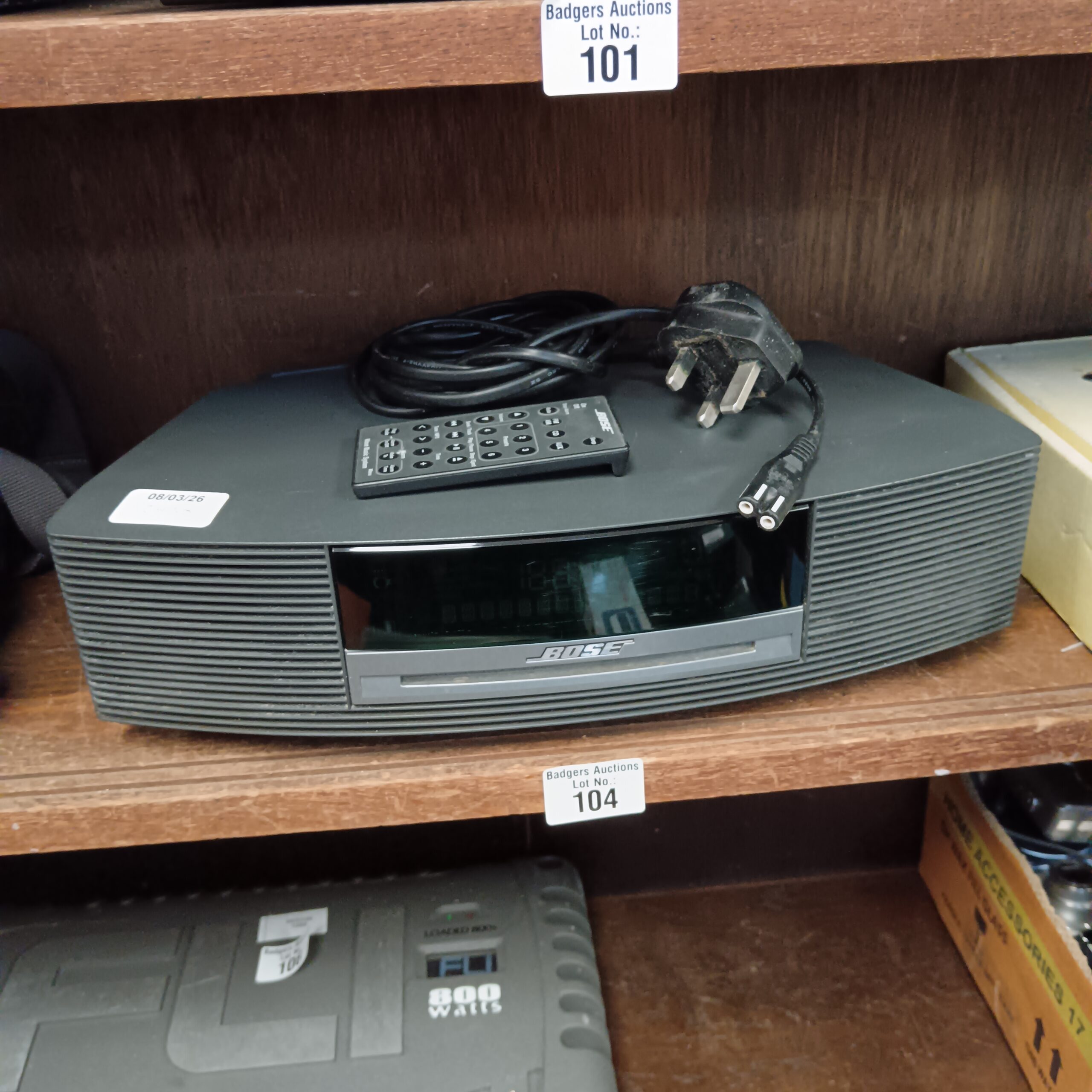 104 Bose wave music system model AWRCC5 with remote