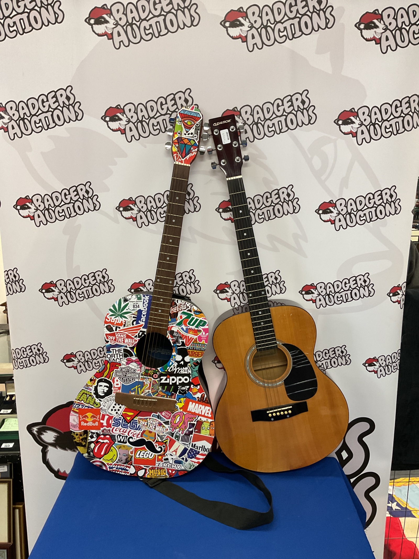 834 Applause electro acoustic aa.31 & elevation acoustic guitar