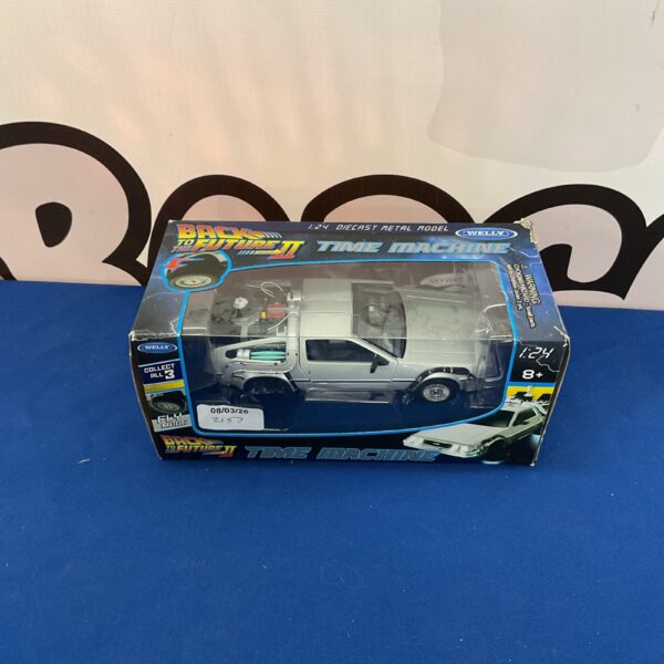 Welly Back to the Future Time Machine diecast model, detailed replica