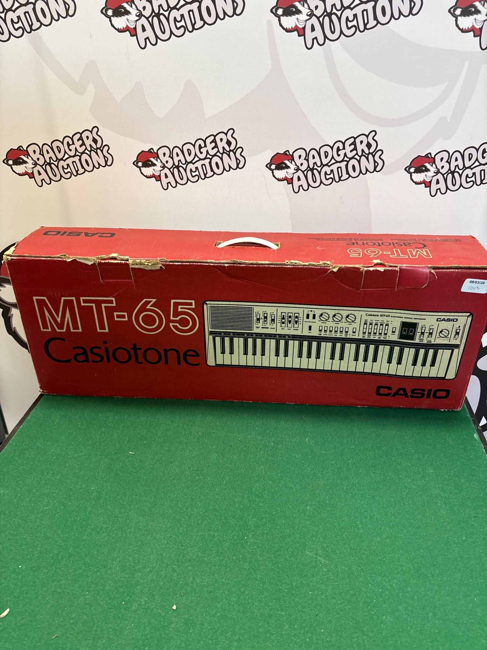 254 Casio MT – 65 Casio tone keyboard boxed