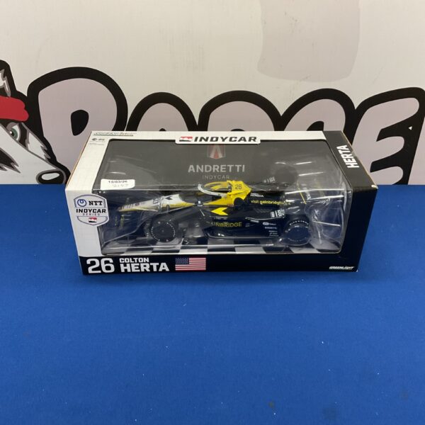 Greenlight Collectibles 1:24 scale Colton Herta IndyCar diecast model.